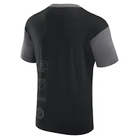 T-shirt de récupération noir New York City FC marque Fanatics pour hommes