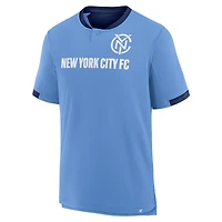 T-shirt bleu fanatiques pour homme New York City FC Stoppage Time Striker
