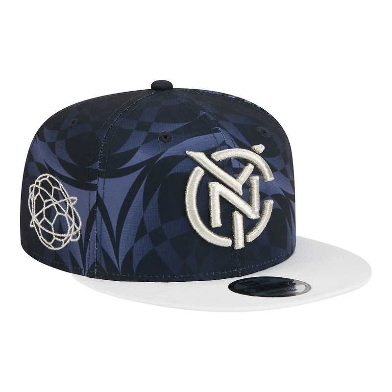 Men's New Era Black New York City FC 2026 Jersey Hook 9FIFTY Snapback Hat