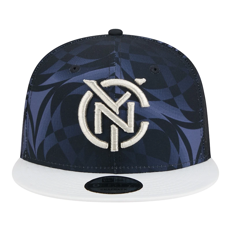 Men's New Era Black New York City FC 2026 Jersey Hook 9FIFTY Snapback Hat