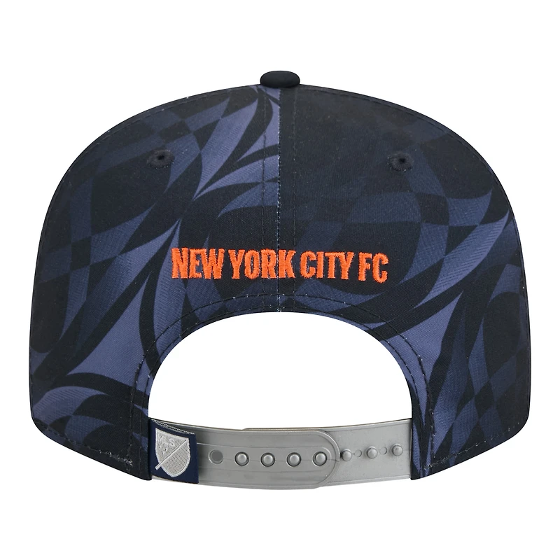 Men's New Era Black New York City FC 2026 Jersey Hook 9FIFTY Snapback Hat