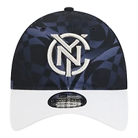 Casquette ajustable New Era noire pour homme New York City FC 2026 Jersey Hook 9TWENTY