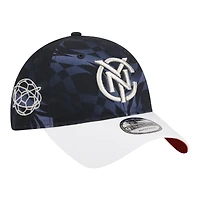 Men's New Era Black New York City FC 2026 Jersey Hook 9TWENTY Adjustable Hat