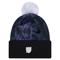 Men's New Era Black New York City FC 2026 Jersey Hook Cuffed Knit Hat with Pom