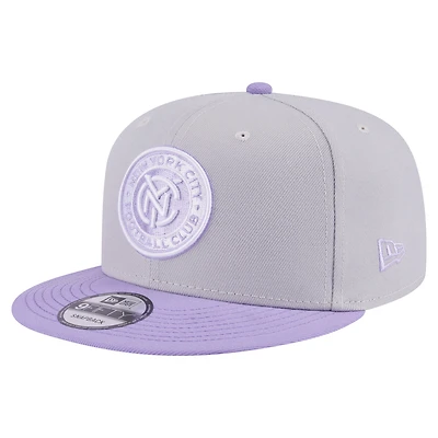 Casquette Snapback bicolore New Era 9FIFTY New York City FC Color Pack pour homme
