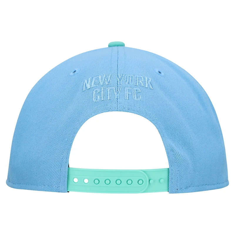 Casquette snapback New Era bleu ciel New York City FC 9FIFTY pour homme