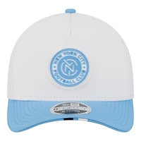 Men's New Era  White New York City FC 2026 MLS Kick Off 9FORTY M-Crown A-Frame Adjustable Hat