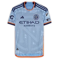 Mitja Ilenič New York City FC Autographed Match-Used #35 Sky Blue adidas Jersey from the 2024 MLS Season - Size S