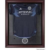 New York City FC Framed Mahogany Team Logo Jersey Display Case