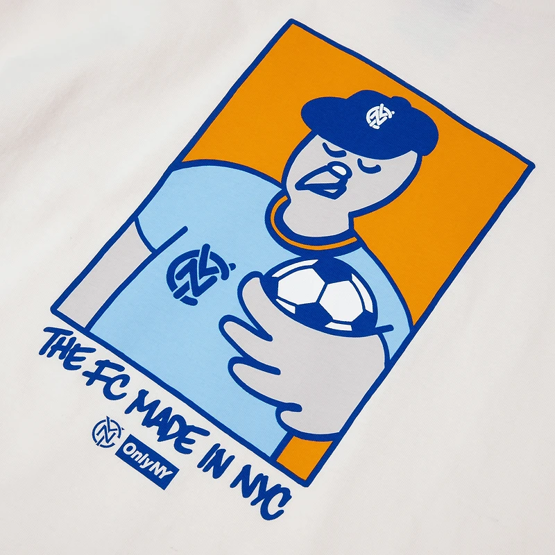 T-shirt unisexe Only NY x NYCFC avec mascotte de pigeon naturel