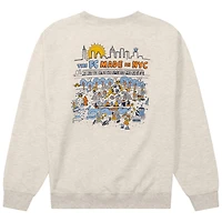 Sweat-shirt unisexe Only NY x NYCFC Oatmeal Tailgate