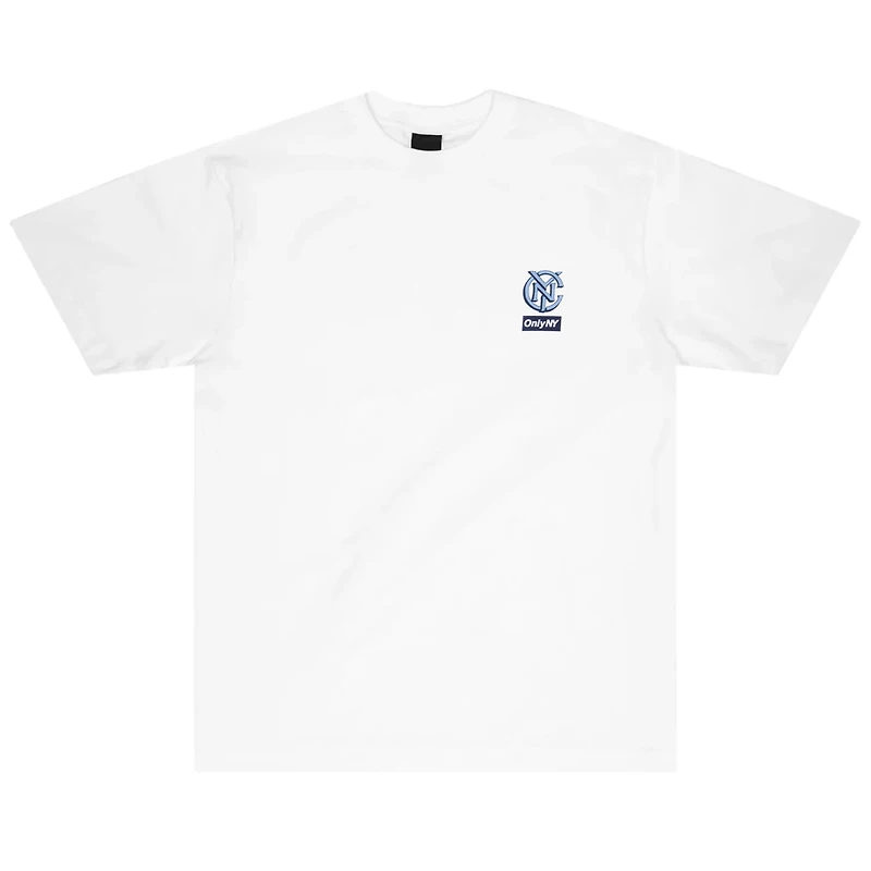 T-shirt unisexe Only NY x NYCFC blanc avec hayon