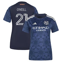 Women's adidas Aiden O’Neill Blue New York City FC 2026 The All Nations Kit Replica Jersey
