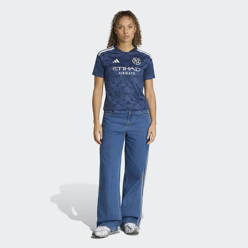 Women's adidas Blue New York City FC 2026 The All Nations Kit Replica Jersey