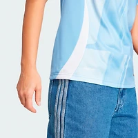 maillot réplique du de joueur adidas Malachi Jones bleu clair New York City FC 2025 The Excelsior Kit pour femme