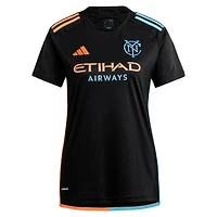 Women's adidas Maximiliano Moralez Black New York City FC 2024 24/7 Kit Replica Player Jersey