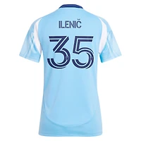 Women's adidas Mitja Ilenič Light Blue New York City FC 2025 The Excelsior Kit Replica Player Jersey