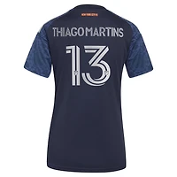 Women's adidas Thiago Martins Blue New York City FC 2026 The All Nations Kit Replica Jersey