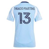 Maillot réplique du kit Excelsior 2025 de Thiago Martins pour femme bleu clair adidas