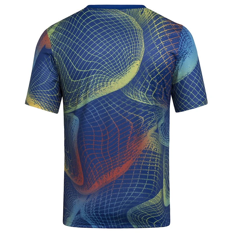 Youth adidas  Blue New York City FC 2025 United We Play AEROREADY Pre-Match Top