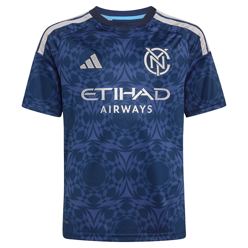 Youth adidas Blue New York City FC 2026 The All Nations Kit Replica Jersey