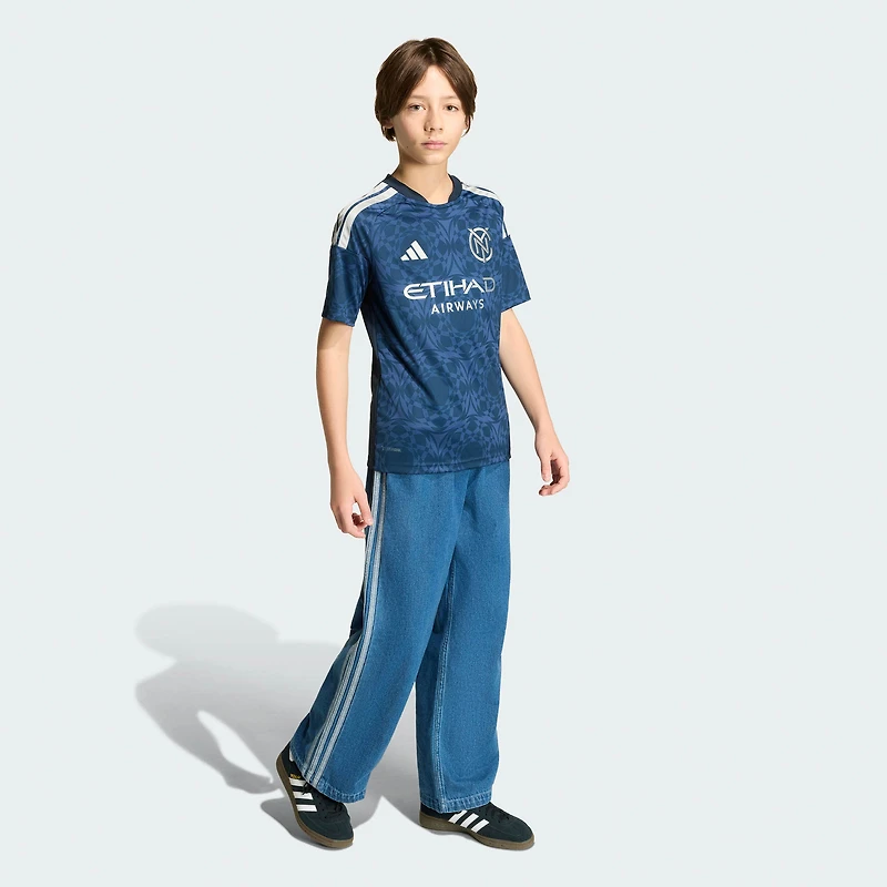 Youth adidas Blue New York City FC 2026 The All Nations Kit Replica Jersey