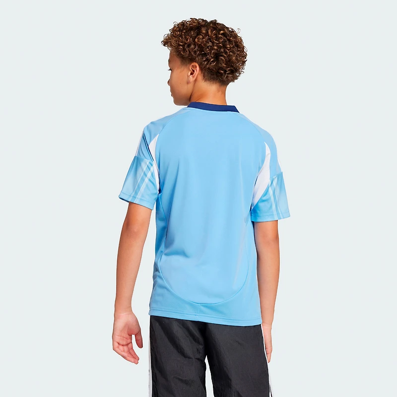 Maillot de joueur réplique unisexe pour jeunes adidas Julian Fernandez bleu clair New York City FC 2025 The Excelsior Kit