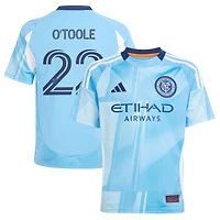 Maillot de joueur unisexe Adidas Kevin O'Toole bleu clair New York City FC 2025 The Excelsior Kit Replica