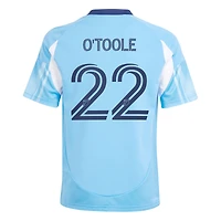 Maillot de joueur unisexe Adidas Kevin O'Toole bleu clair New York City FC 2025 The Excelsior Kit Replica
