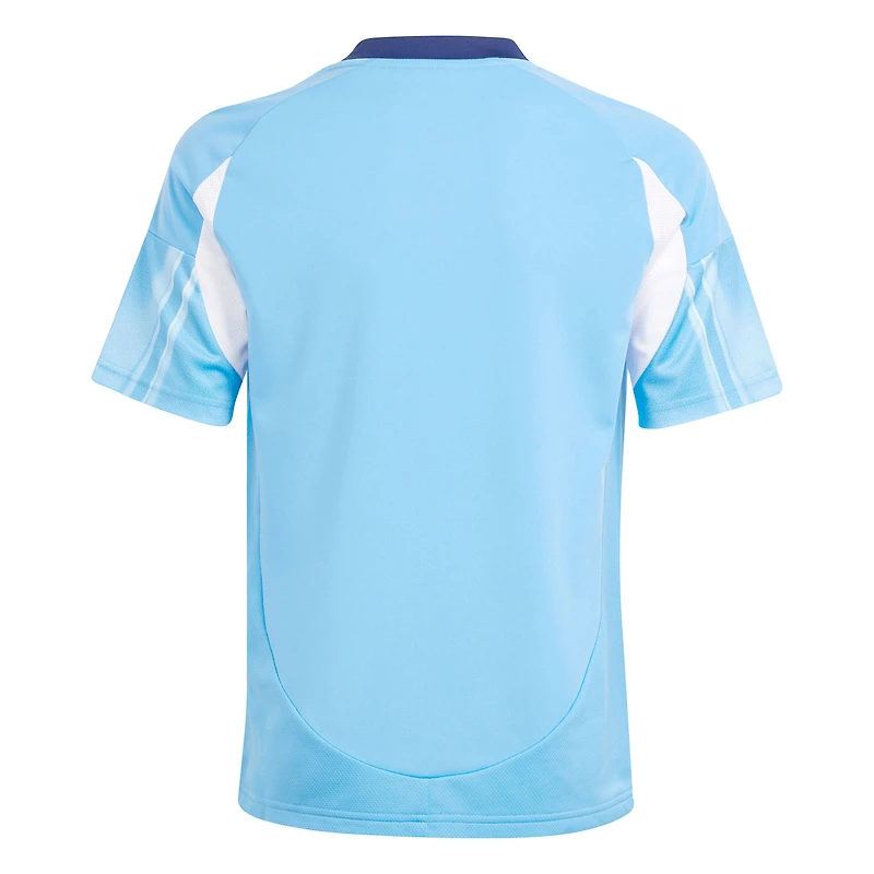 Maillot réplique du kit Excelsior New York City FC 2025 bleu clair pour jeunes adidas