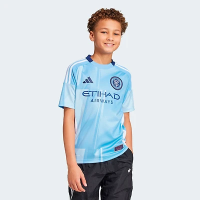 Youth adidas  Light Blue New York City FC 2025 The Excelsior Kit Replica Jersey