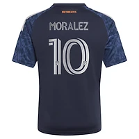 Youth adidas Maximiliano Moralez Blue New York City FC 2026 The All Nations Kit Replica Jersey