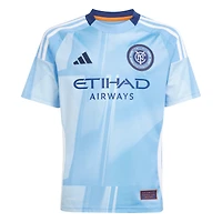 Youth adidas Maximiliano Moralez Light Blue New York City FC 2025 The Excelsior Kit Replica Player Jersey