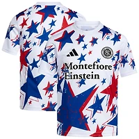 Youth adidas  White New York City FC 2026 Americana Pre-Match Jersey