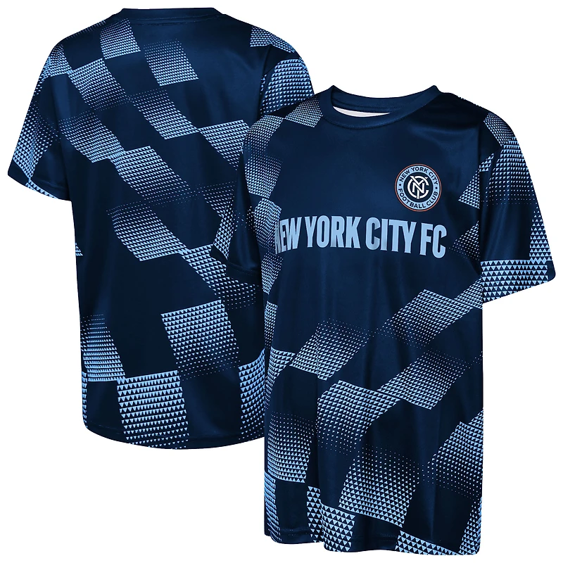 Youth Outerstuff  Navy New York City FC Sheer Thrill T-Shirt