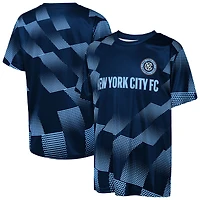 Youth Outerstuff  Navy New York City FC Sheer Thrill T-Shirt