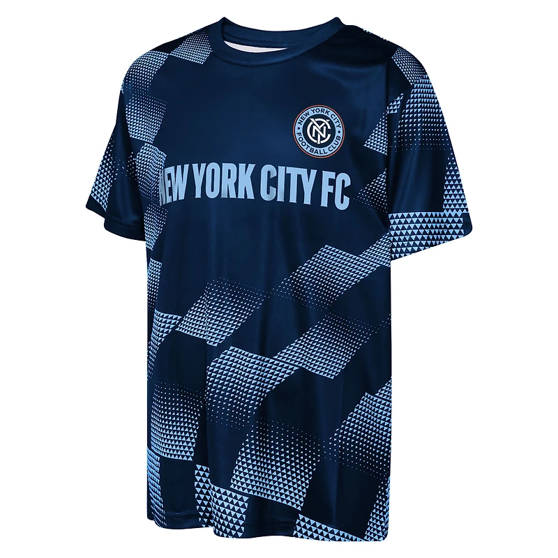 T-shirt transparent Outerstuff bleu marine New York City FC pour jeunes