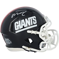 Abdul Carter New York Giants Autographed Riddell 1980-99 Throwback Speed Mini Helmet