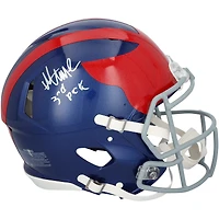 Casque Riddell Authentic Alternate Speed ​​2024 autographié par Abdul Carter des New York Giants, avec inscription « 3e choix ».