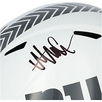 Réplique du casque Riddell 2024 Salute To Service Speed autographié par Abdul Carter des New York Giants