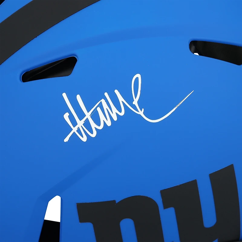 Casque authentique Riddell Rave Speed autographié par Abdul Carter des New York Giants