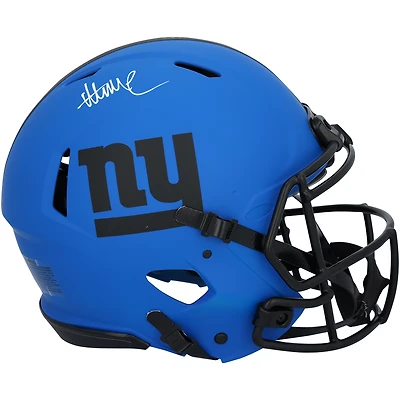 Casque authentique Riddell Rave Speed autographié par Abdul Carter des New York Giants