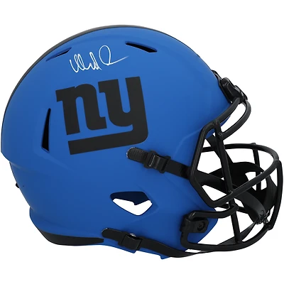Réplique du casque Riddell Rave Speed autographié par Abdul Carter des New York Giants