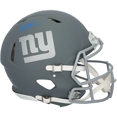 Casque Riddell Slate Speed authentique autographié par Abdul Carter des New York Giants