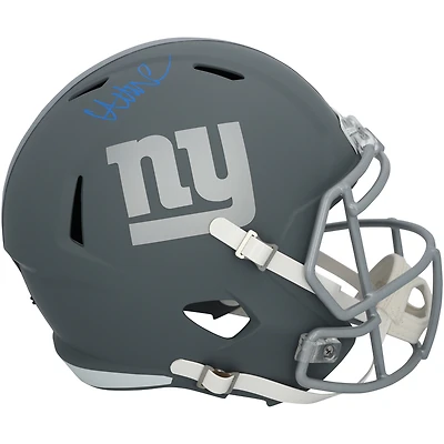 Réplique du casque Riddell Slate Speed autographié par Abdul Carter des New York Giants