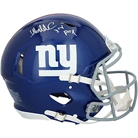 Casque Riddell Speed authentique autographié par Abdul Carter des New York Giants avec inscription « 3rd Pick »