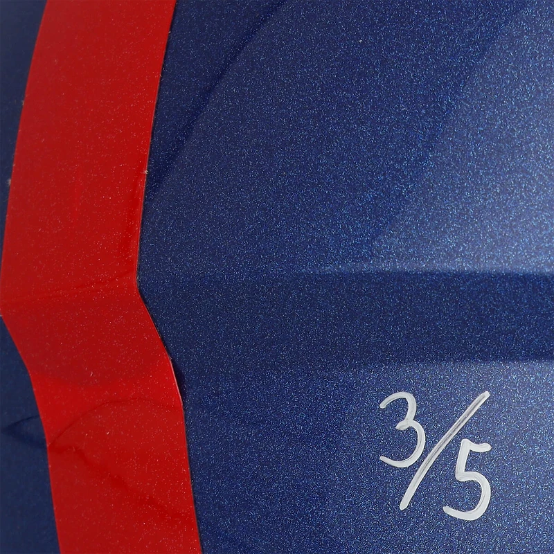 Casque Riddell Speed ​​authentique autographié par Abdul Carter des New York Giants avec inscription « Dark Vador »