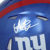 Casque Riddell Speed Mini autographié par Abdul Carter des New York Giants