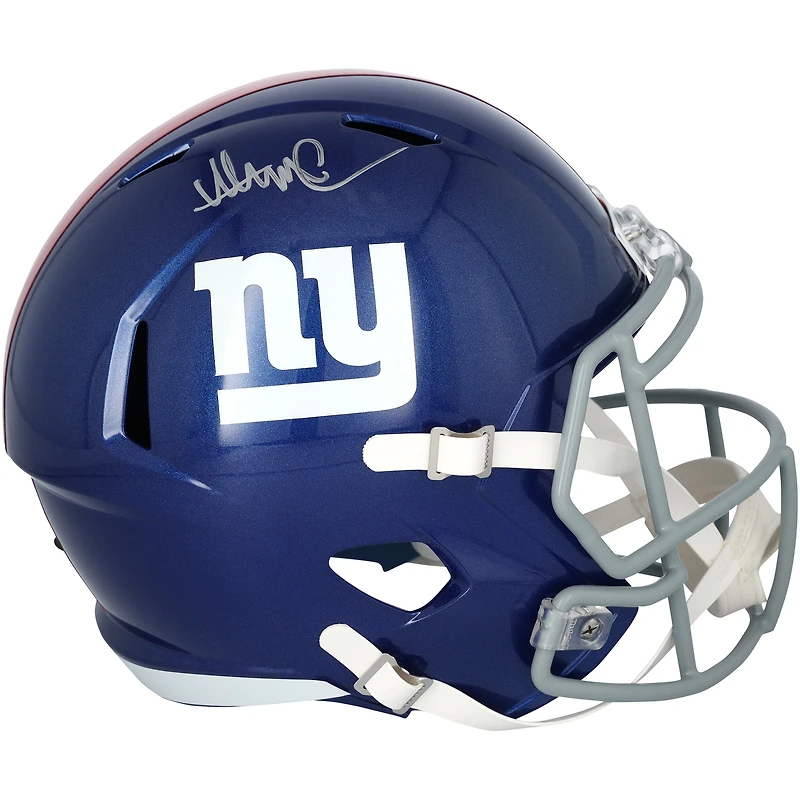 Réplique du casque Riddell Speed autographié par Abdul Carter des New York Giants