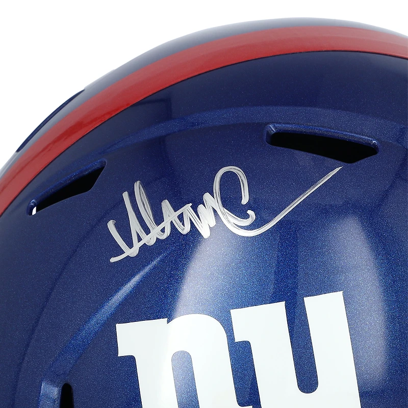Abdul Carter New York Giants Autographed Riddell Speed Replica Helmet